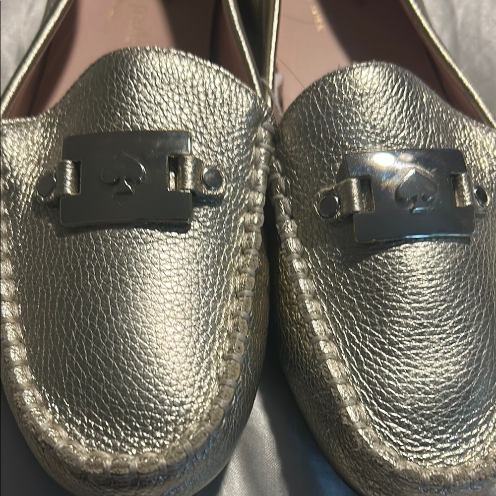 Kate Spade Gold Loafers for Women